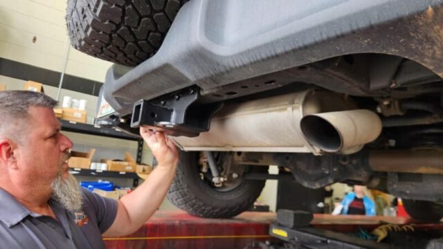 Trailer Hitch install project auto service xperts warner robins